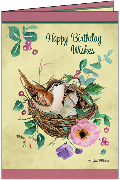 BJ106 - Mother Bird Birthday Wishes