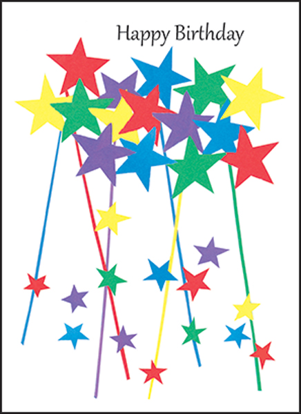 BL268V - Star Volunteer Birthday Note Cards