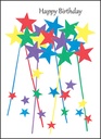 BL268V - Star Volunteer Birthday Note Cards