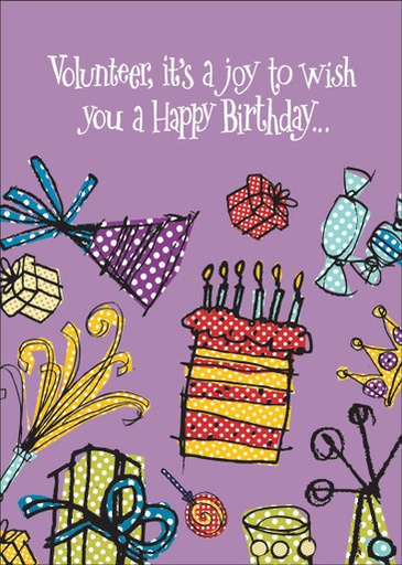 Volunteer Birthday Cards