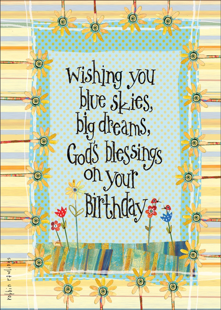 BR137C - Birthday Blessings