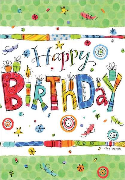 BU144 - Gifts Birthday Card