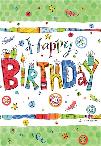 Gifts Birthday Card