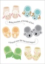 Baby Booties Congrats Card