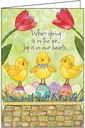Baby Chicks Easter Card