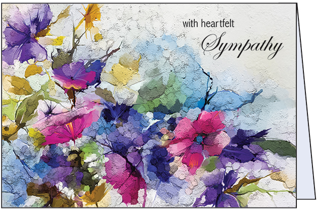Beautiful Bouquet Sympathy Card