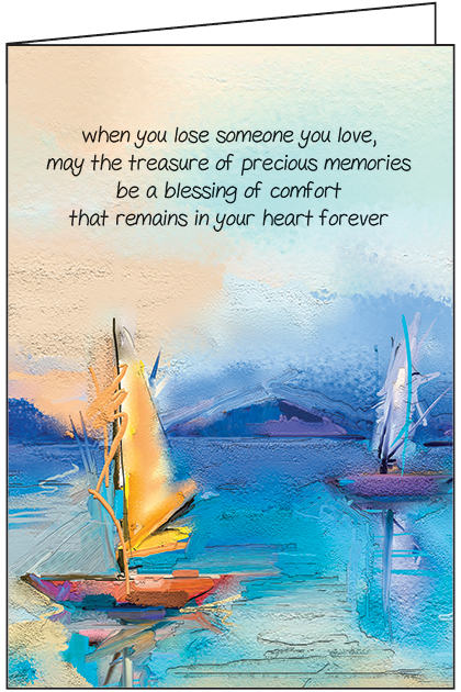 Blessing of Comfort Sympathy Card