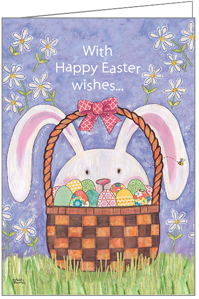 Bunny Basket Easter Card