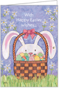 Bunny Basket Easter Card