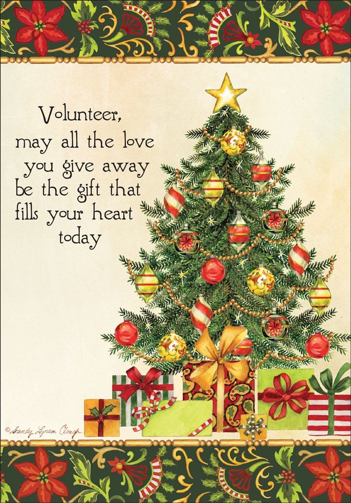 C3707V - Holiday Cards for Volunteers