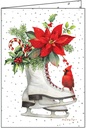 C3714 - Skates and Memories Christmas Card