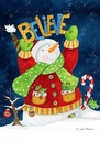 CJ712 - Snowman Christmas Card