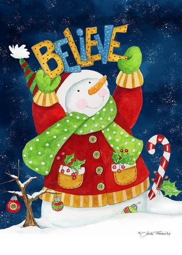 Snowman Christmas Card