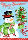CJ713 - Christmas Snowman Celebration Card