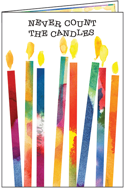 Candles Birthday Card
