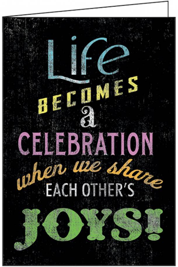 Chalkboard Congratulations Card-C9487