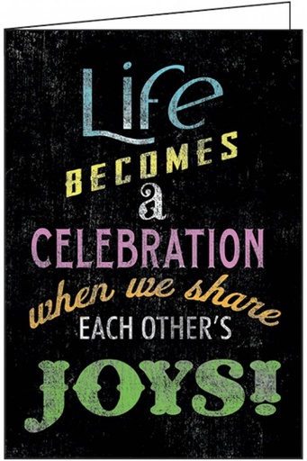 Chalkboard Congratulations Card