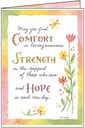 Comfort, Strength, Hope, Sympathy Card-SU215