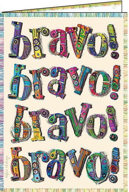 Congratulations Card- Bravo