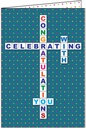 Crossword Congratulations Card
