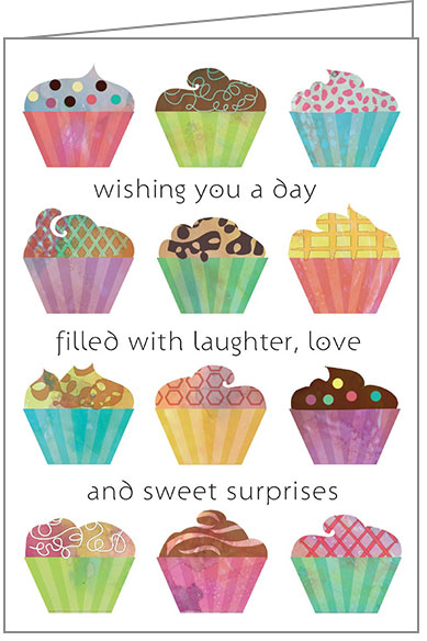 Cupcake Birthday Card