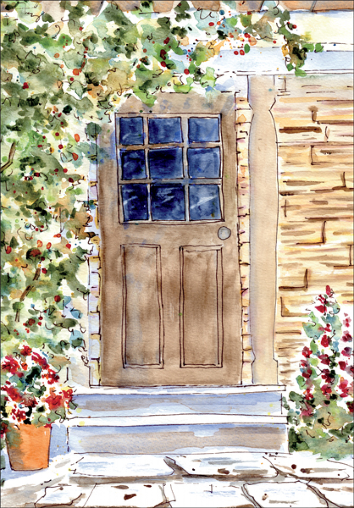 Door Real Estate New Home Anniversary Card-REG413