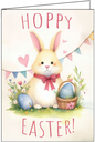 E44654 - Hoppy Easter Bunny Card