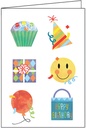 Emoticons Birthday Card