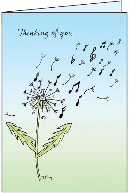 F7406 Music Friendship card