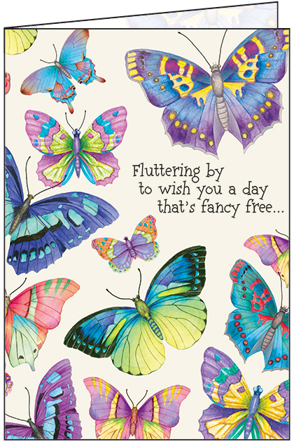 Fancy Free Birthday Card