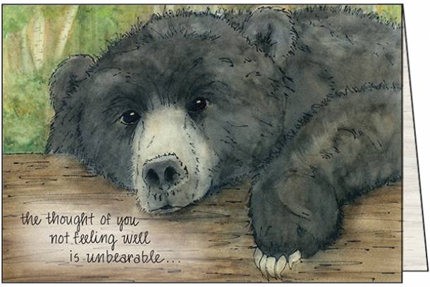 Feeling Unbearable Greeting Card-GWG503