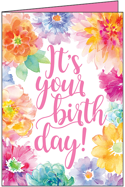 Floral Birthday Card