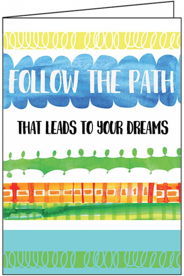 Follow your Path Graduation Card