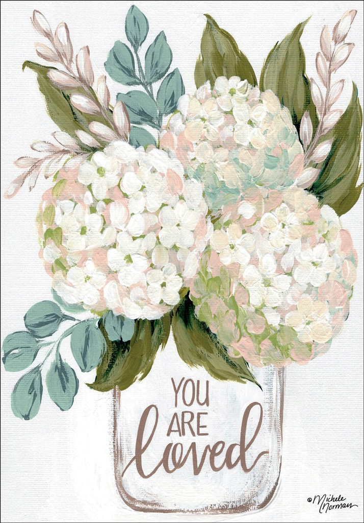 GU447 - Hydrangea Blank Inside Cards