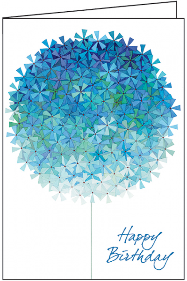 Gradient Illustration Birthday Card