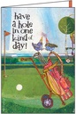 Happy Birthday Card- Golfing