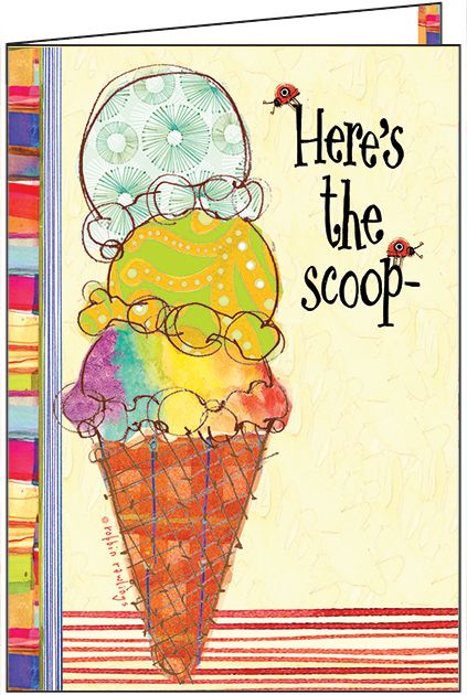 Happy Birthday Card- Ice Cream