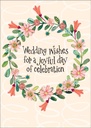 Joyful Wedding Wishes Card