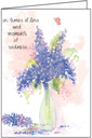 Lilacs Sympathy Card-S4238