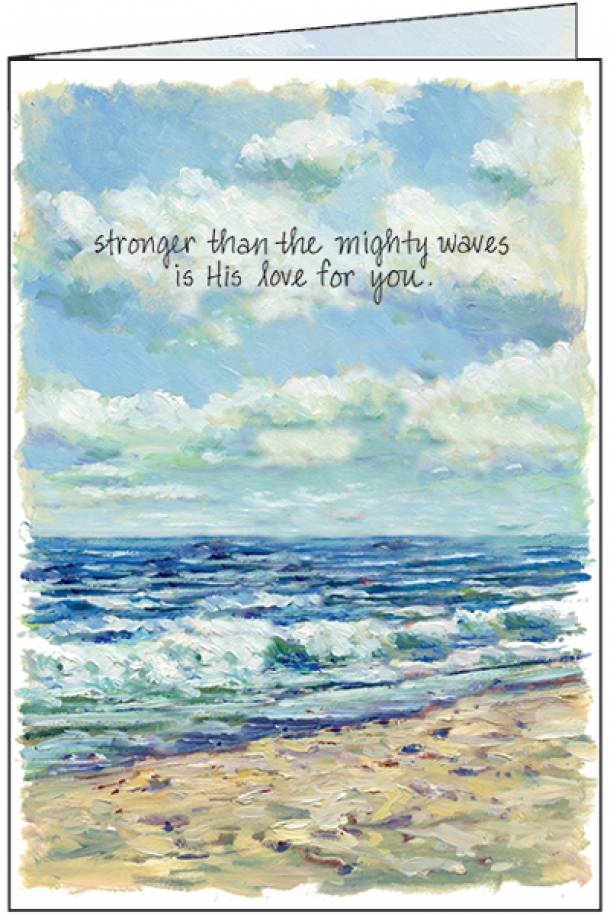 Mighty Waves Encouragement Card-S8206C