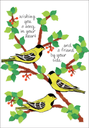 Nature and Birds Birthday Card-B117