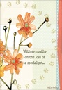 PU427 - Treasured Friend Pet Sympathy Cards