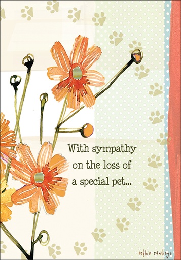 Treasured Friend Pet Sympathy Cards