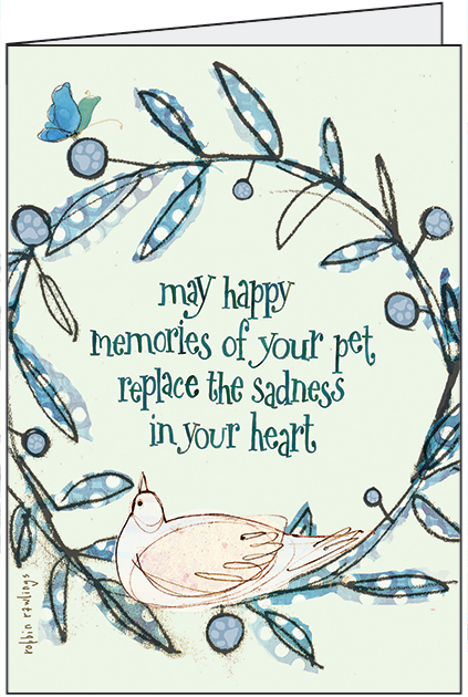 Peaceful Dove Pet Sympathy Card