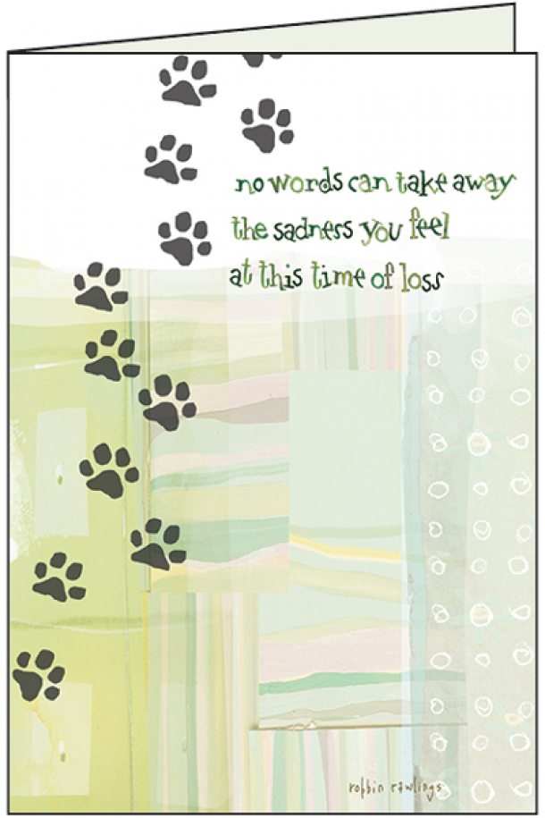 Pet Sympathy Card-PU407