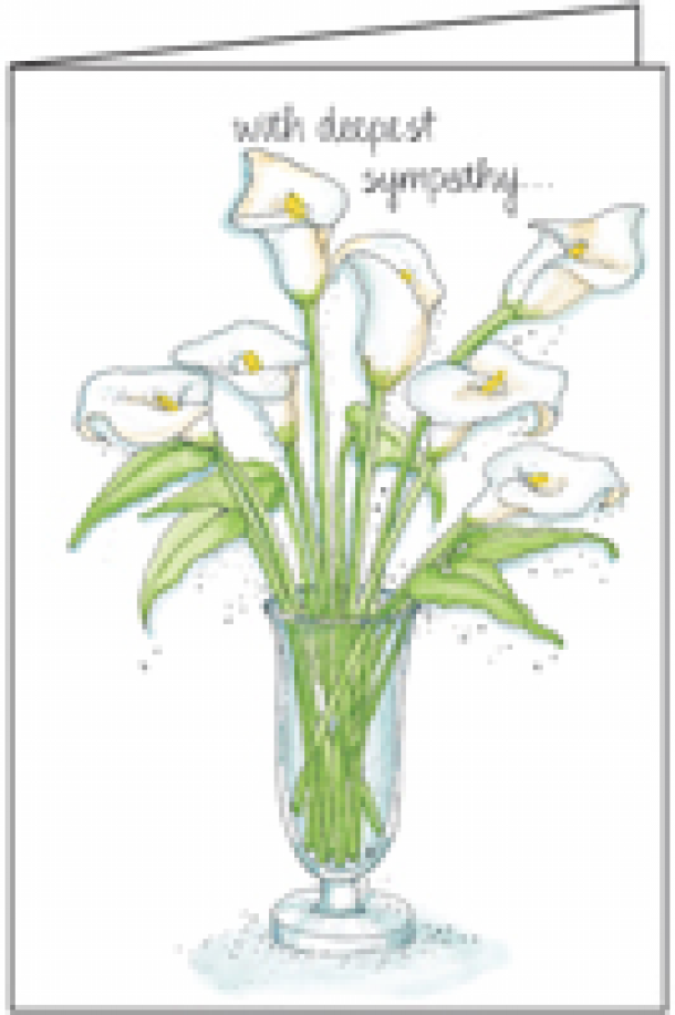 Prayers Surround Sympathy Card-S2209