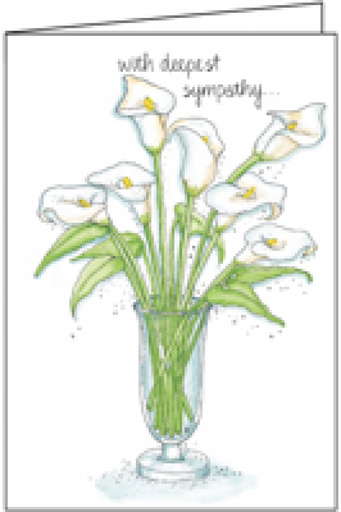 Prayers Surround Sympathy Card