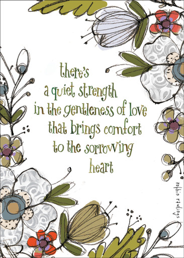 Quiet Strength Sympathy Card