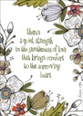 Quiet Strength Sympathy Card
