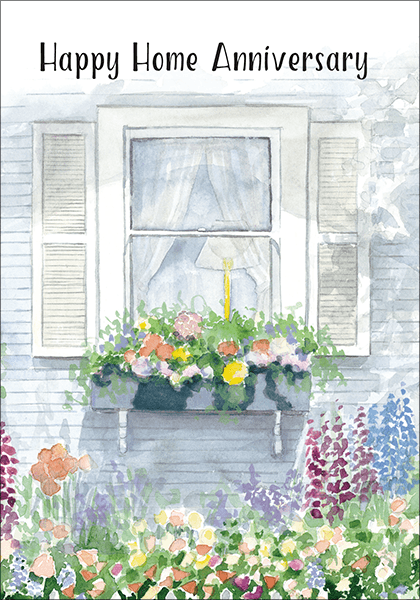 RE4464 - Home Anniversary Congratulations Cards